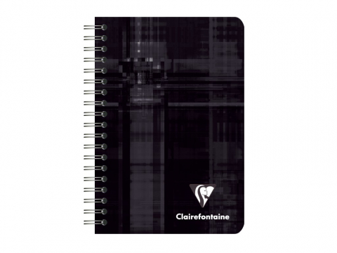 Rechizite si articole scolare - Caiet A7+ (9 x 14 cm) cu spira, 90 file, Clairefontaine