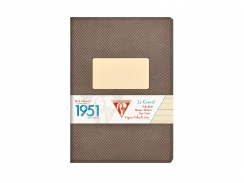 Caiete si blocuri de desen - Caiet capsat A5+ (14,8 x 21 cm), 48 file, Clairefontaine 1951