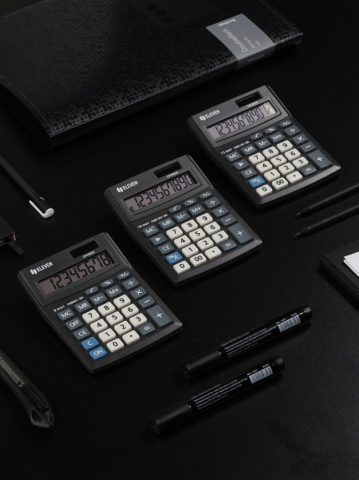 Calculator de birou 12 digiti, 137 x 102 x 31 mm, Eleven CMB1201-BK [4]
