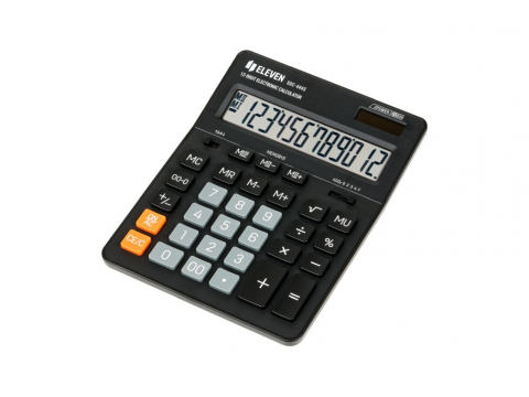 Articole pentru birou - Calculator de birou 12 digiti, 199 x 153 x 31 mm, Eleven SDC-444S