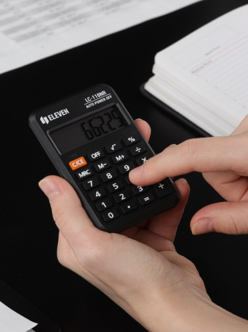 Calculator de buzunar 8 digiti, 88 x 58 x 11 mm, Eleven LC-110NR [4]