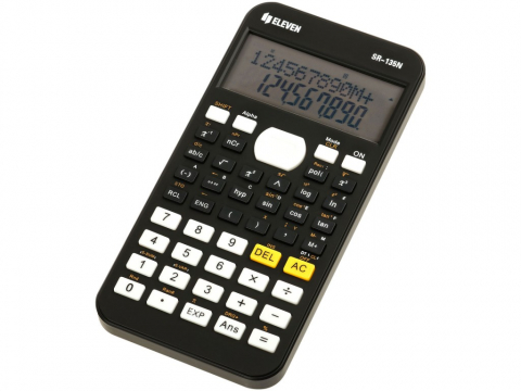 Articole pentru birou - Calculator stiintific 12 digiti, 75.5 x 148 x 13 mm, Eleven SR-135N