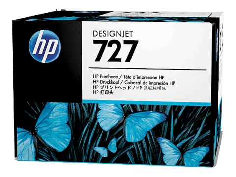 Cartuse originale HP - Cap Printare B3P06A Original HP Black, nr.727, pentru DesignJet T1500 | T1530 | T2500 | T2530 | T920, 