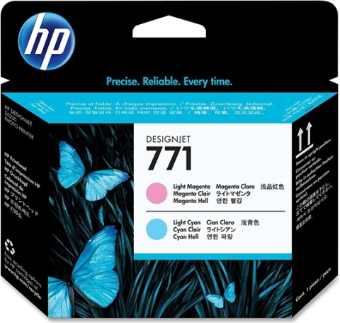 Cartuse originale - Cap Printare CE019A Original HP Light Magenta/Light Cyan, nr.771, pentru DesignJet Z6200, 