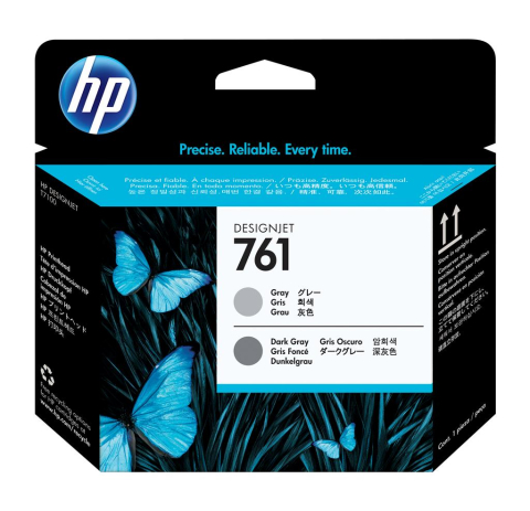 Cartuse originale - Cap Printare CH647A Original HP Gray, nr.761, pentru Design Jet T200 | T100, , incl.TV 1.2incl.TV "CH647A"