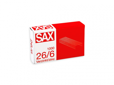 Capsatoare si capse - Capse SAX #26/6 zinc