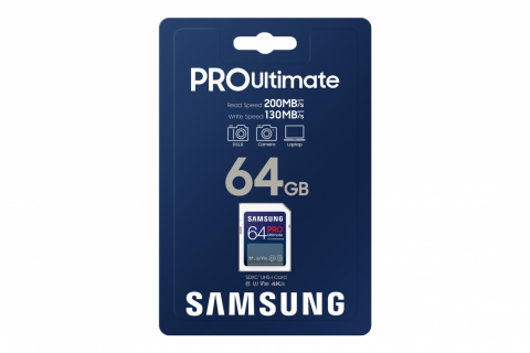 Electronice - Card memorie PRO Ultimate 64GB, Class 10, UHS-I U3, V30 Cod Produs: MB-SY64S/WW