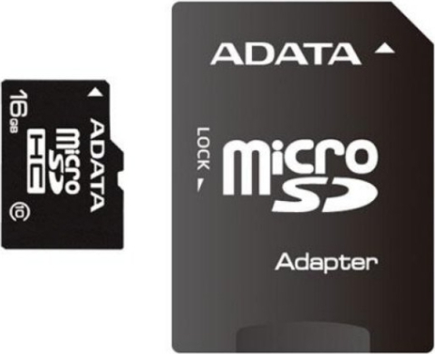 Card-uri SD - CARD MicroSD ADATA ,  16 GB ,  MicroSDHC ,  clasa 10 ,  standard UHS-I U1 ,  Cod Produs: AUSDH16GUICL10-RA1
