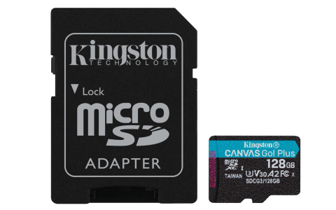 Card-uri SD - CARD MicroSD KINGSTON ,  128 GB ,  microSDXC ,  clasa 10 ,  standard UHS-I U3 ,  Cod Produs: SDCG3/128GB