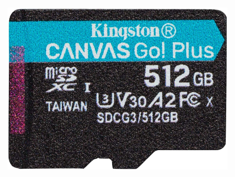 Card-uri SD - CARD MicroSD KINGSTON ,  512 GB ,  MicroSD ,  clasa 10 ,  standard UHS-I U3 ,  Cod Produs: SDCG3/512GB