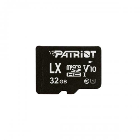 Electronice - CARD MicroSD PATRIOT, 32 GB, MicroSDHC, clasa 10, standard UHS-I U1, Cod Produs: PSF32GMDC10