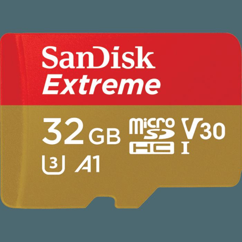 Card-uri SD - CARD MicroSD SANDISK, 32 GB, microSDHC, clasa 10, standard UHS-I U3, Cod Produs: SDSQXAF-032G-GN6MA