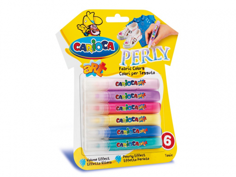 Carioci - Carioca Fabric Art Pearl, 6 x 10.5 ml
