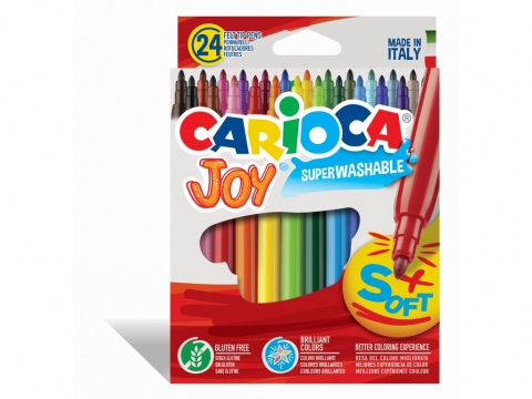 Rechizite si articole scolare - Carioca Joy Superwashable 24/set