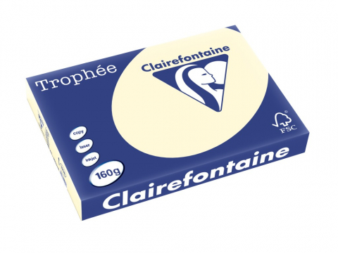 Hartie color - Carton A3 160 g/mp color pal 250/top Clairefontaine