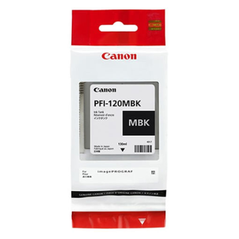 Cartus Cerneala 2884C001AA Original Canon Black, PFI-120MBK, pentru IPF TM-200 | TM-205 | TM-300 | TM-305, 130ml [1]