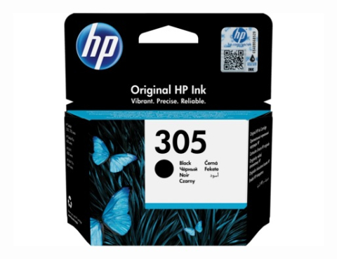 Cartuse originale - Cartus Cerneala 3YM61AE Original HP Black, nr.305, pentru &nbsp;DeskJet 2320 | 2710 | 2720 | 2721 | 2723 | 4120 | 4122 | 4130&nbsp;, 0.12K