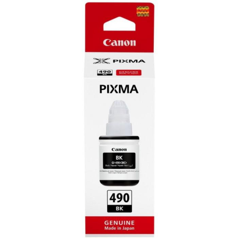 Cartuse originale - Cartus Cerneala BS0663C001AA Original Canon Black, GI-490BK, pentru G1400 | G2400 | G3400 , 135ml