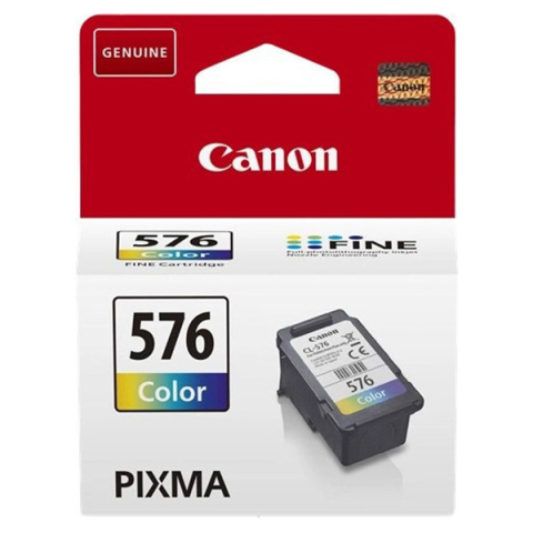 Cartuse originale Canon - Cartus Cerneala CL-576 Original Canon Color , 5442C001 , pentru PIXMA TS3550i | TR4750i | TR4755i | TS3750i | TS3752i | TS3551i | TR4751i | TR4756i | TS3751i