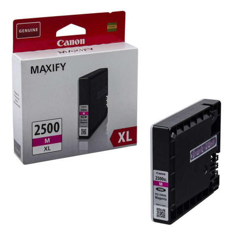 Cartuse originale Canon - Cartus Cerneala BS9266B001AA Original Canon Magenta , PGI-2500XLM , pentru Maxify IB4050 | IB4150 | MB5050 | MB5150 | MB5350 | MB5450 , ; Compatibil: Maxify IB4050 , IB4150 , MB5050 , MB5150 , MB5350 