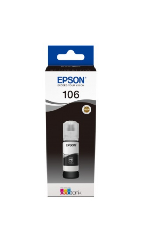 Cartuse originale - Cartus Cerneala C13T00R140 Original Epson Black, nr.106, pentru L7160 | L7180, 70ml
