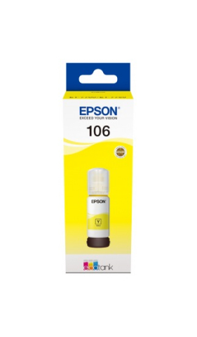 Cartuse originale - Cartus Cerneala C13T00R440 Original Epson Yellow, nr.106, pentru L7160 | L7180, 70ml