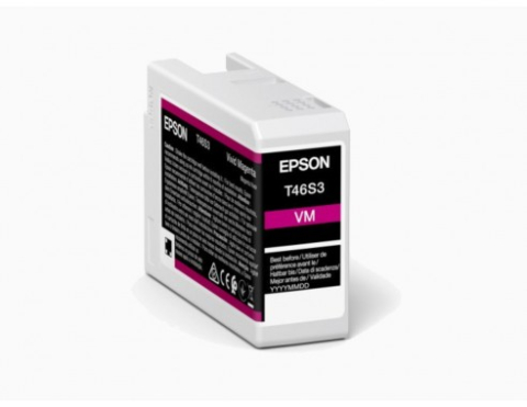 Cartuse originale - Cartus Cerneala C13T46S300 Original Epson Magenta, T46S3, pentru UltraChrome Pro 10, 25ml,  (timbru verde 1.2 lei),  "C13T46S300"(RAPO)