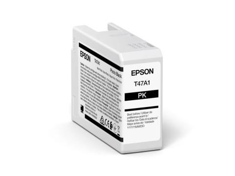 Cartuse originale Epson - Cartus Cerneala Original Epson Photo Black, T47A1, pentru UltraChrome Pro 10, 50ml, (timbru verde 1.2 lei), "C13T47A100"