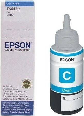 Cartuse originale Epson - Cartus Cerneala C13T66424A Original Epson Cyan, T66424A, pentru L100 | L120 |  | L200 | L110 | L210 | L220 | L300 | L355 | L550