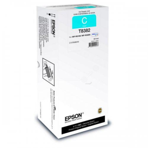 Cartuse originale - Cartus Cerneala C13T838240 Original Epson Cyan, T838240, pentru Work Force R5190 | 5190dtw | 5690dtwf, 20k, incl.TV 1.2incl.TV,  "C13T838240"