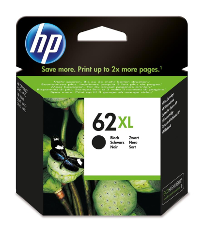 Cartuse originale - Cartus Cerneala C2P05AE Original HP Black, nr.62XL, pentru Envy 5640 AIO |  OfficeJet 200 Mobile |  OfficeJet 250 Mobile AIO, 600