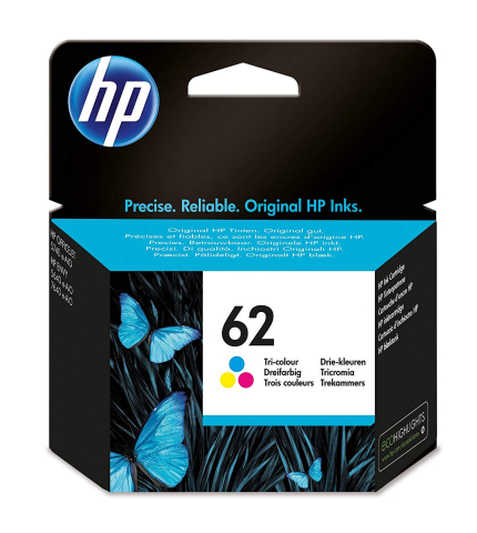 Cartuse originale - Cartus Cerneala C2P06AE Original HP Color, nr.62, pentru ENVY 5640AIO, 