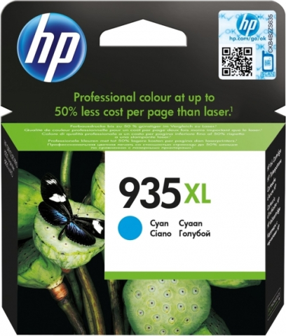 Cartuse originale - Cartus Cerneala C2P24AE Original HP Cyan, nr.935XL, pentru OfficeJet Pro 6830, 