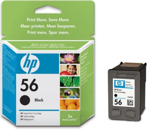Cartuse originale - Cartus Cerneala C6656AE Original HP Black , nr. 56 , pentru DJ 450 | 5150 | 5160 | 5xxx | 96xx | 7xxx | PSC1xxx | 2xxx , ; Compatibil: DJ 450 , 5150 , 5160 , 5xxx , 96xx , 7xxx , PSC1xxx , 2xxx
