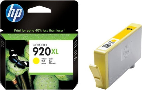 Cartuse originale - Cartus Cerneala CD974AE Original HP Yellow, nr.920XL, pentru OfficeJet 6000 | 6500 | 7000 | 7500, 