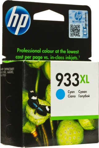 Cartuse originale - Cartus Cerneala CN054AE Original HP Cyan, nr.933XL, pentru OfficeJet 6600 | 6700 | 7110, 