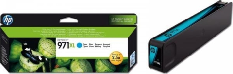 Cartuse originale - Cartus Cerneala CN626AE Original HP Cyan, nr.971XL, pentru OfficeJet X476 | 576 | 451 | 551, 