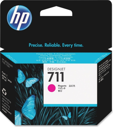 Cartuse originale - Cartus Cerneala CZ131A Original HP Magenta, nr.711, pentru DesignJet T120 | T520, 