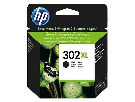 Cartuse originale - Cartus Cerneala F6U68AE Original HP Black, nr.302XL, pentru DeskJet 2130 | 3639, 