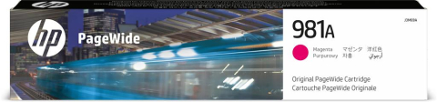 Cartuse originale - Cartus Cerneala J3M69A Original HP Magenta, nr.981A, pentru PageWide 556dn | 556xh | E55650dn | MFP 586z | 586dn | 586f | E58650z | E58650dn, 6k, incl.TV 1.2incl.TV "J3M69A"