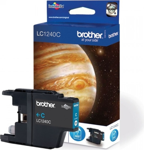 Cartuse originale Brother - Cartus Cerneala LC1240C Original Brother Cyan, LC1240C, pentru DCP-J525W | J725 | J925 | MFC-J430 | J625 | J5910 | J6510 | J6910, 600