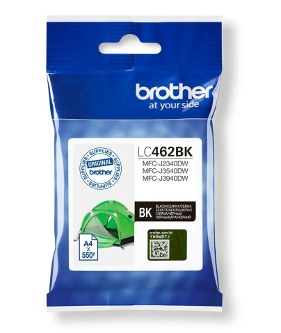 Cartuse originale - Cartus Cerneala LC462BK Original Brother Black, LC462BK, pentru MFC J2340 | MFC J3540 | MFC J3940, 550p