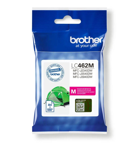 Cartuse originale - Cartus Cerneala LC462M Original Brother Magenta, LC462M, pentru MFC J2340 | MFC J3540 | MFC J3940, 550