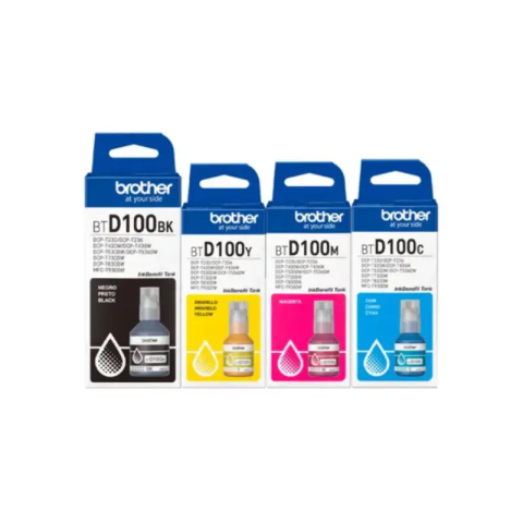 Cartuse originale Brother - Combo-Pack Cartuse cerneala originale Brother BTD100 Black (BK) si Color (C/M/Y) ; Cartuse cerneala OEM