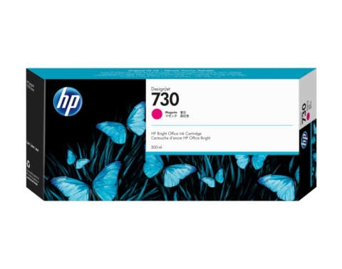 Cartuse originale HP - Cartus Cerneala P2V69A Original HP Magenta, nr.730, pentru DesignJet T1600 | T1700 | T2600,300ml 