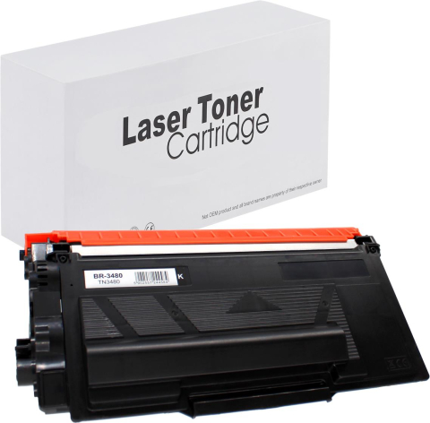 Cartuse compatibile cu Brother - Cartus compatibil BRO TN3480 CU CHIP Laser Culoare: negru Numar Pagini: 8000