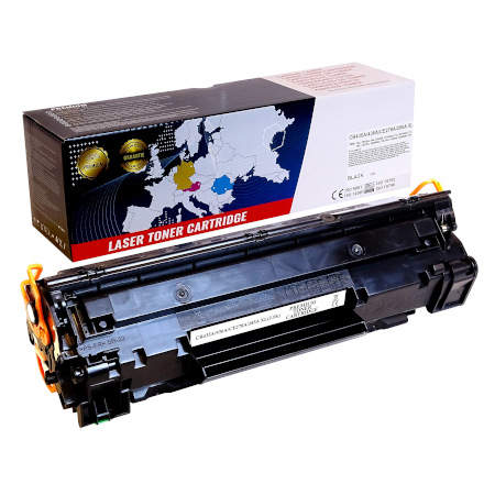 Cartuse compatibile - Cartus compatibil HPC CE285 /  CE278 /  CB435 /  CB436 /  CRG728 / 725 XL Laser ; Culoare: black ; Numar Pagini: 2500
