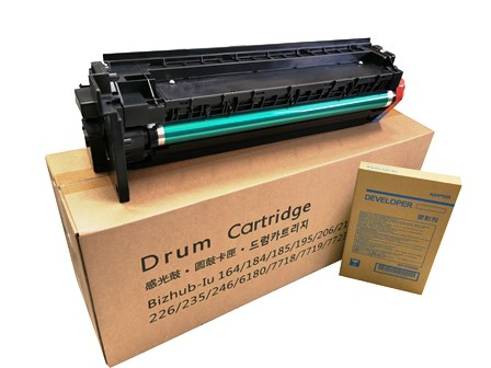 Cartuse compatibile cu Konica-Minolta - Drum Unit compatibil KMin DR114 + DV116 IU164  ( DRUM UNIT + DEVELOPER UNIT+DEV POWDER )  ; Culoare: black ; Numar Pagini: -