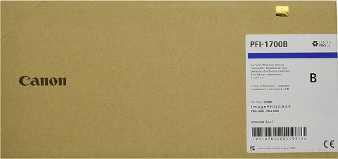 Cartus Original 0784C001AA Canon Blue, PFI-1700, pentru iPF PRO-2000/4000/4000S/6000/6000S, 700ml,NOPP, "0784C001AA" [1]
