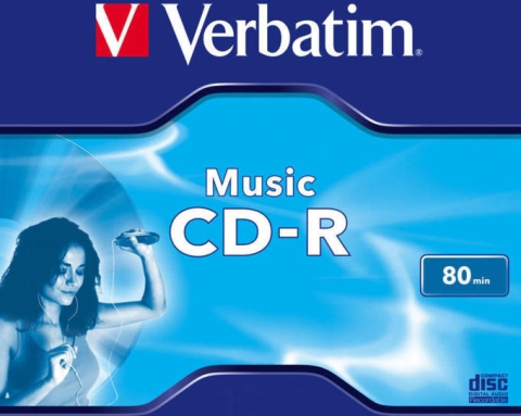 Electronice - CD-R VERBATIM 700MB ,  80min ,  viteza 16x ,  set 10 buc (43364) ,  Jewel Case ,  Cod Produs: 43365